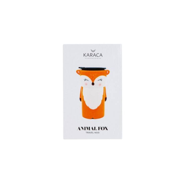 ماگ کاراجا مدل Animal Fox Travel طرح روباه جدید — تصویر ۳