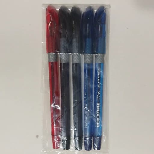 خودکار نوک 1 میلیمتری بدنه مات گریپ دار مدل سهند سفیر، بسته 5 عددی