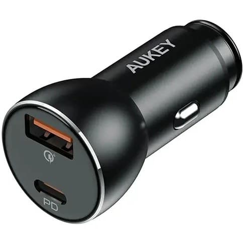 شارژر فندکی خودرو دو پورت AUKEY CC-Y48 با توان ۴۸ وات