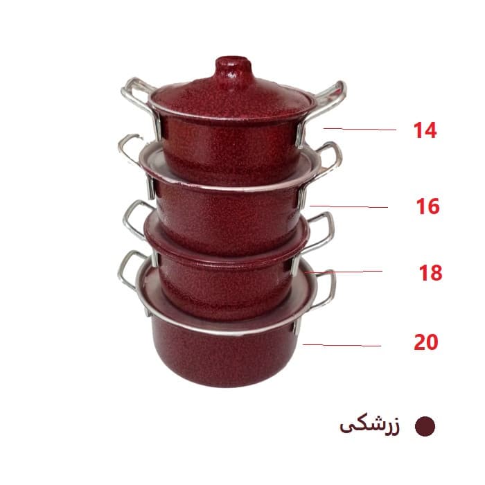 سرویس قابلمه 8 پارچه مدل دانشجویی — تصویر ۲
