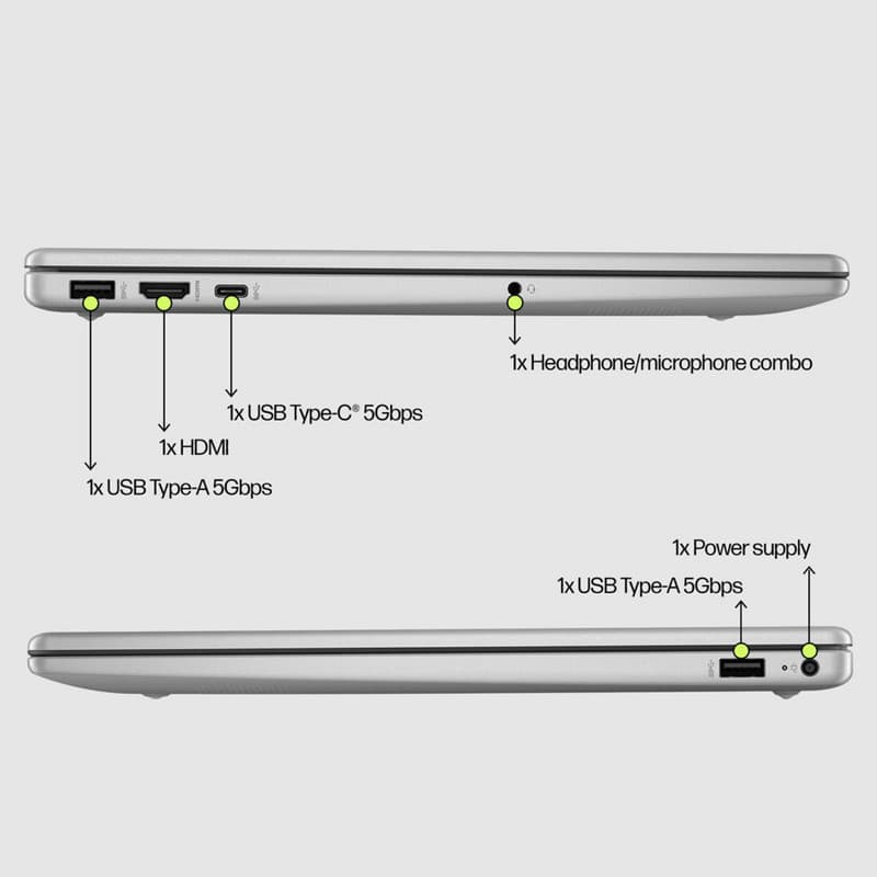 لپ تاپ 15.6 اینچی اچ‌ پی مدل fd0215dx-15-Core i5 1334U-16GB DDR4 3200MHz-2TB SSD-Touch-W - کاستوم شده — تصویر ۵