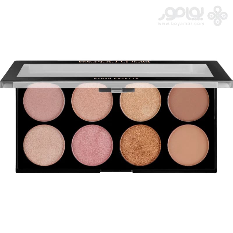 پالت رژگونه رولوشن مدل GOLDEN SUGAR 2 ROSE GOLD — تصویر ۲