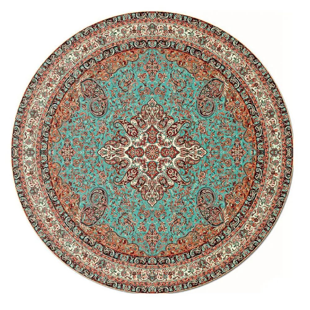 رومیزی ترمه گرد طرح مهستان کد 421