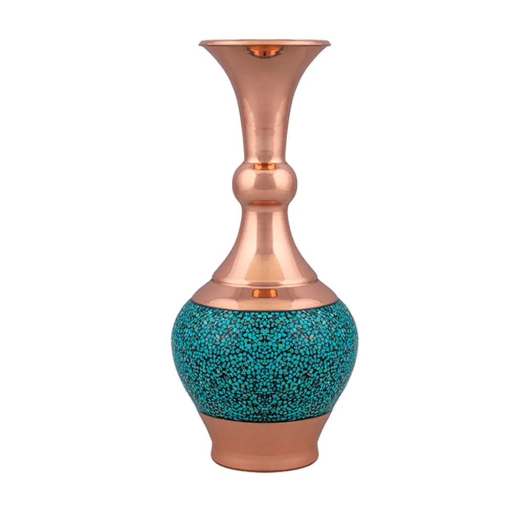 گلدان فیروزه کوبی کد 131