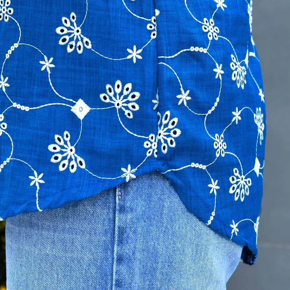 شومیز دخترانه گلدوزی کد 25325 — تصویر ۴
