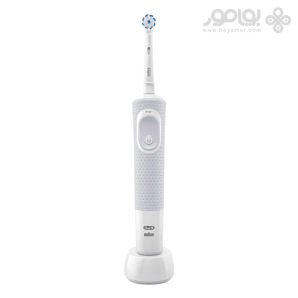 مسواک برقی اورال بی VITALITY 100 SENSI ULTRATHIN رنگ سفید — تصویر ۲