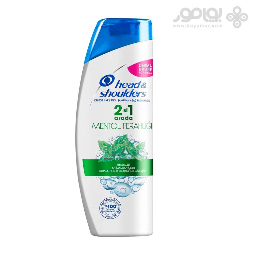 شامپو هد اند شولدرز مدل MENTHOL 2 IN 1 حجم 300 میل