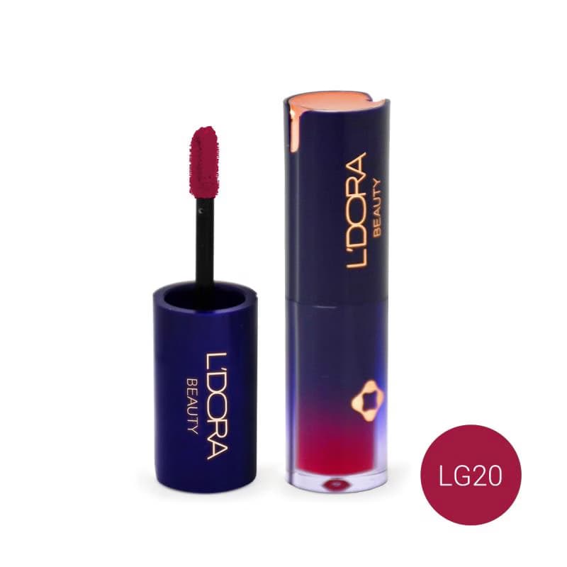 رژلب مایع نیمه‌ مات لدورا کد LG20