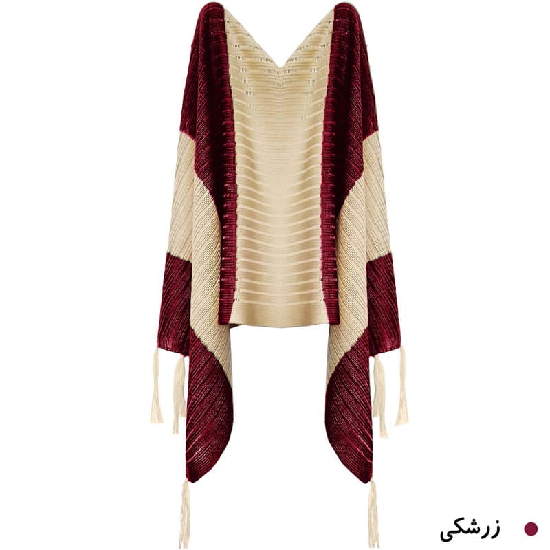 شال بافتنی زنانه کد SK — تصویر ۶