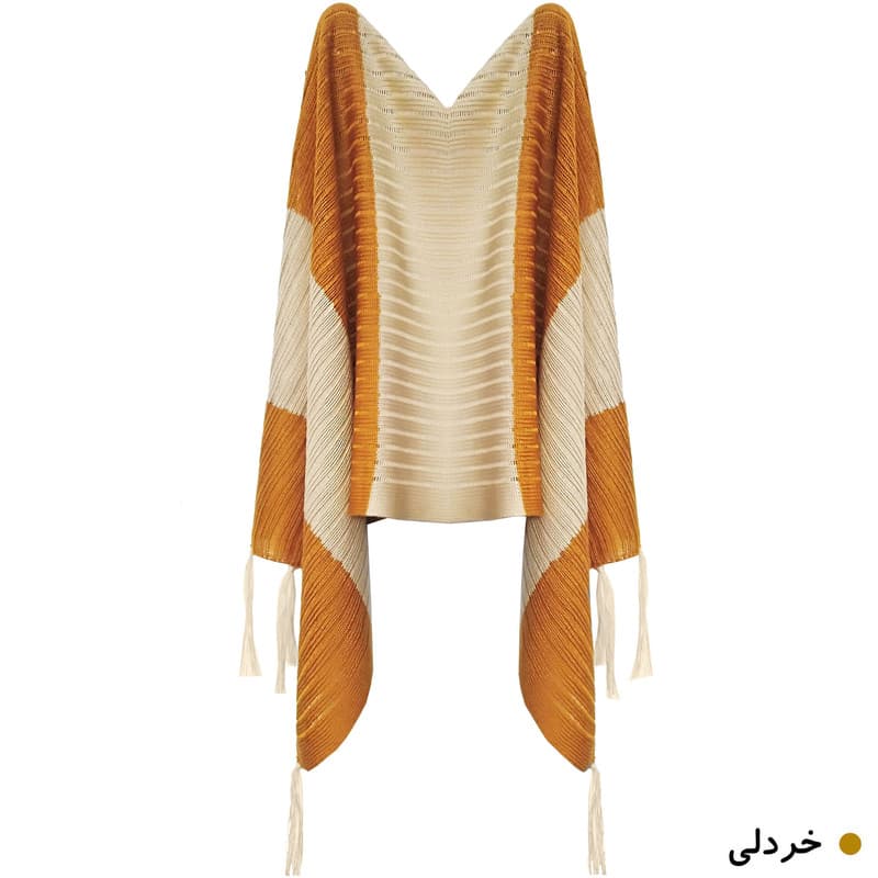 شال بافتنی زنانه کد SK — تصویر ۲