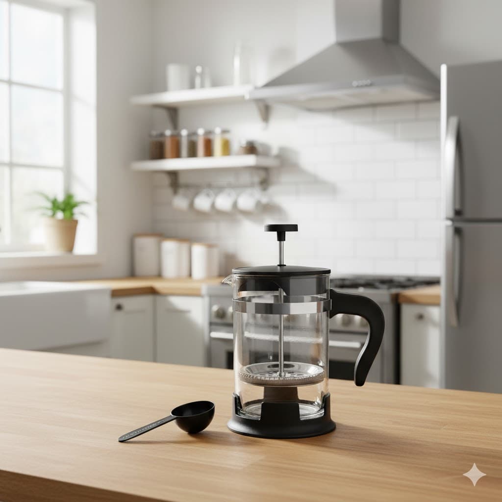 فرنچ پرس یی تیان مشکی گنجایش 650 سی سی