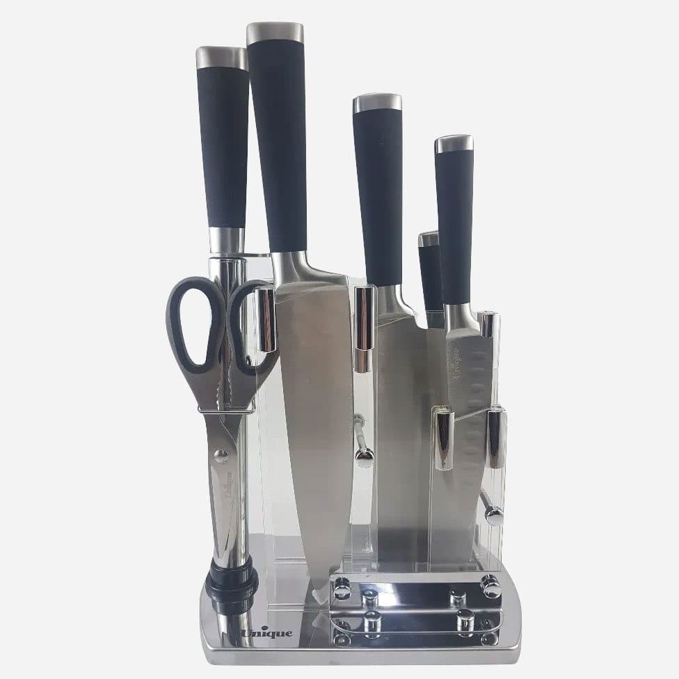 سرویس کارد و ساطور 8 پارچه یونیک کد 5500 (خارجی درجه یک) — تصویر ۳