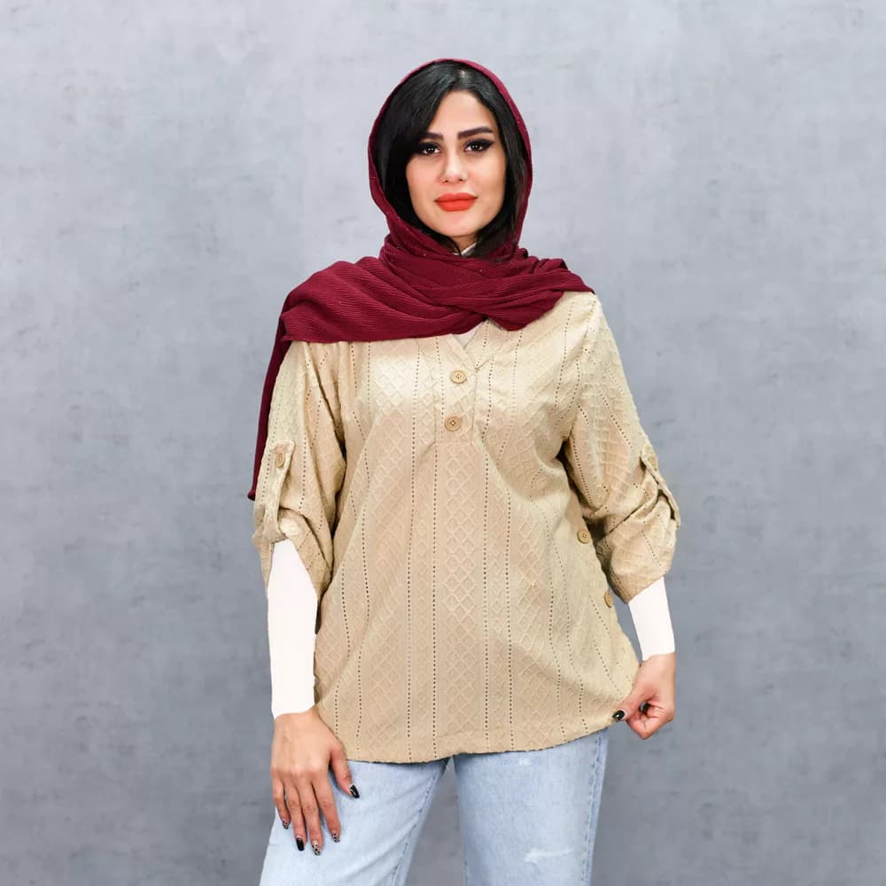 شومیز دخترانه کد 25178 — تصویر ۴