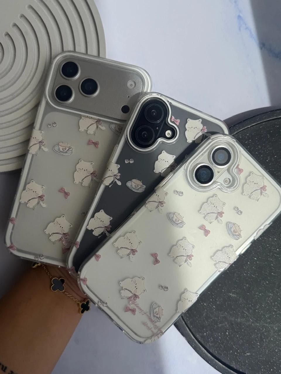 قاب Tea & Cats (کدC2219) مناسب برای iPhone 17Promax — تصویر ۵