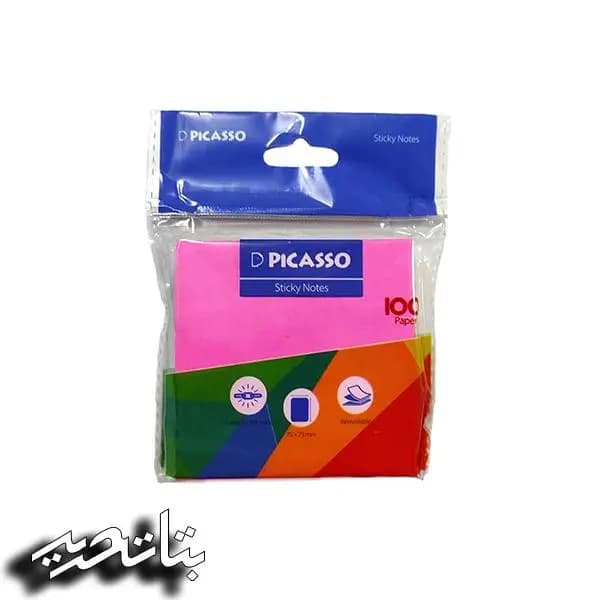 پیکاسو- نت چسبی 7*7 رنگی