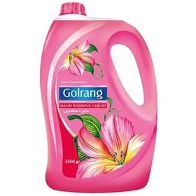 مایع دستشویی صورتی گلرنگ مقدار 3500 گرم