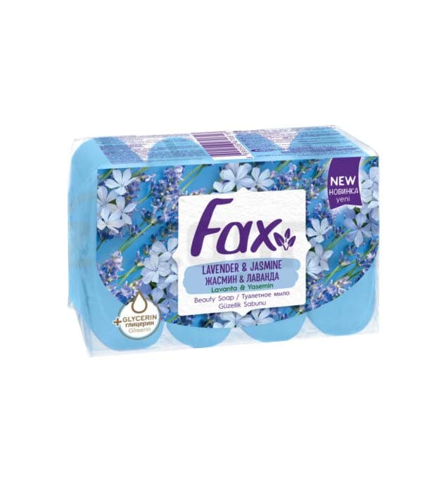 صابون زیبایی فکس fax با رایحه لاوندر و گل یاسمن بسته 5 عددی