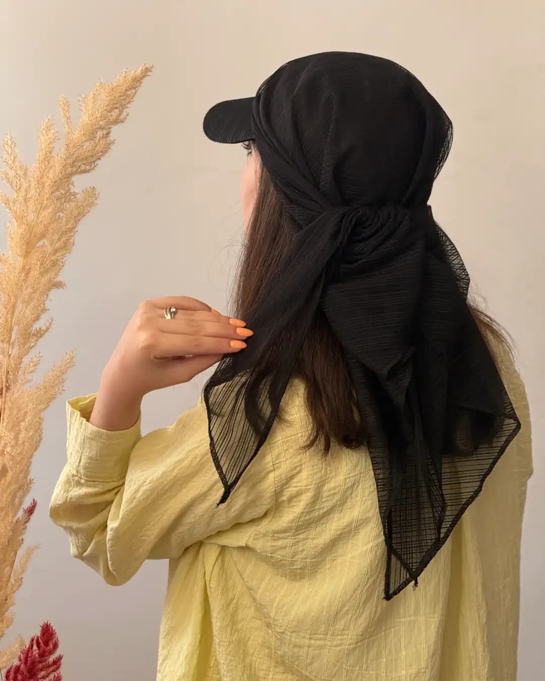 اسکارف توری نقاب دار 158538 — تصویر ۵