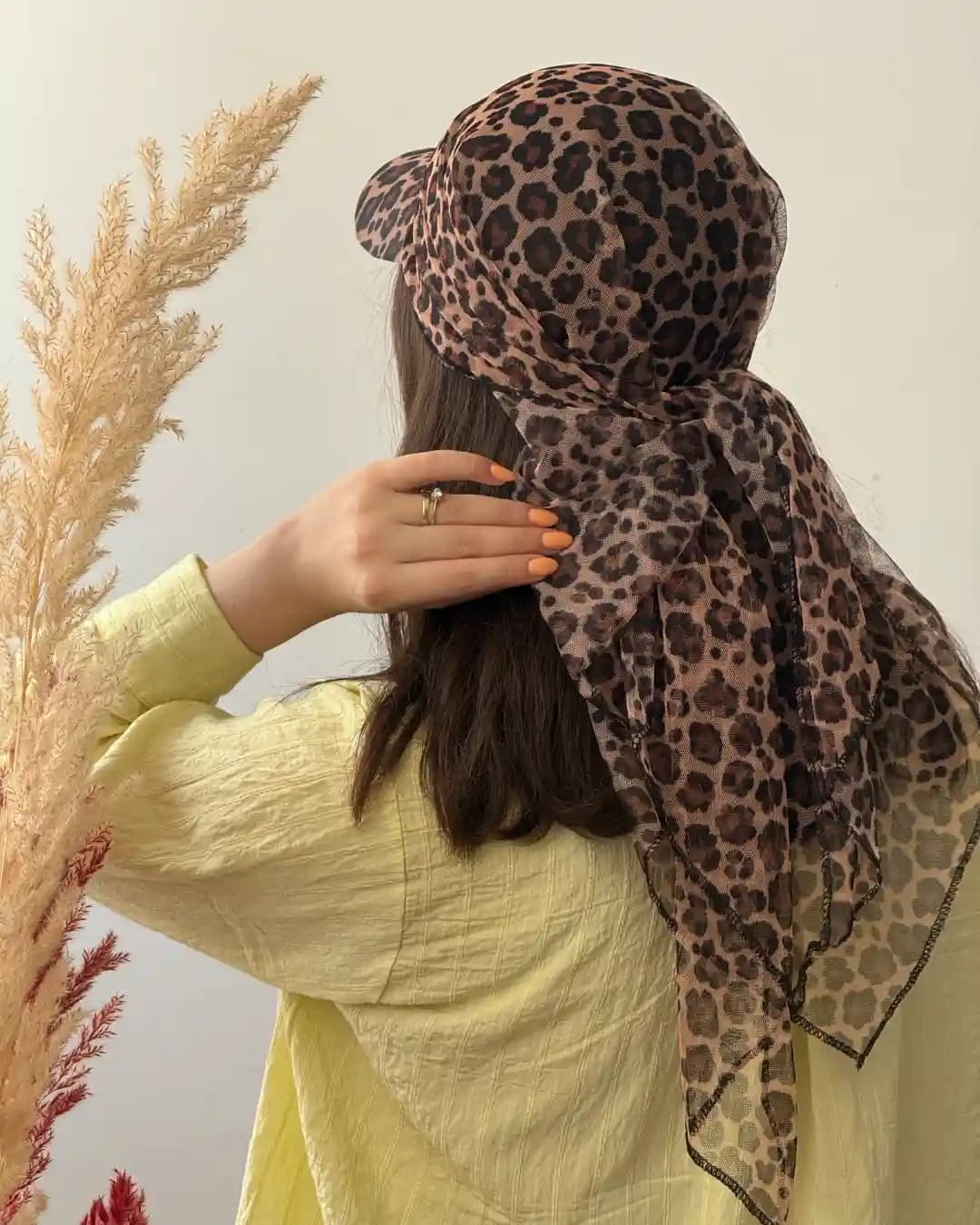 اسکارف توری نقاب دار 158538 — تصویر ۴
