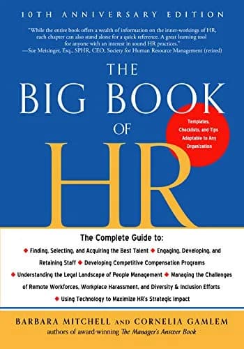 و دانلود نسخه کامل کتاب زبان اصلی The Big Book of HR, 10th Anniversary Edition Kindle Edition PDF | دانلود کتاب خارجی
