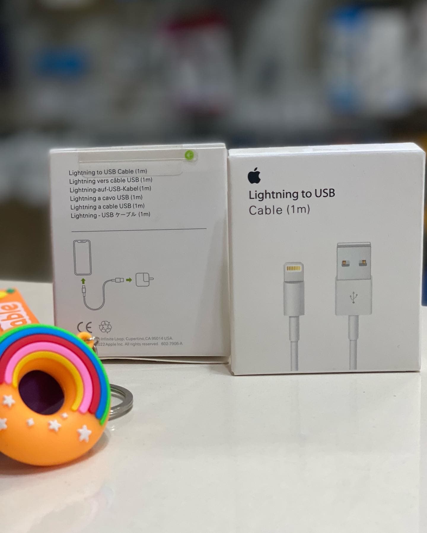 کابل شارژ آیفون Lightning to USB متر1