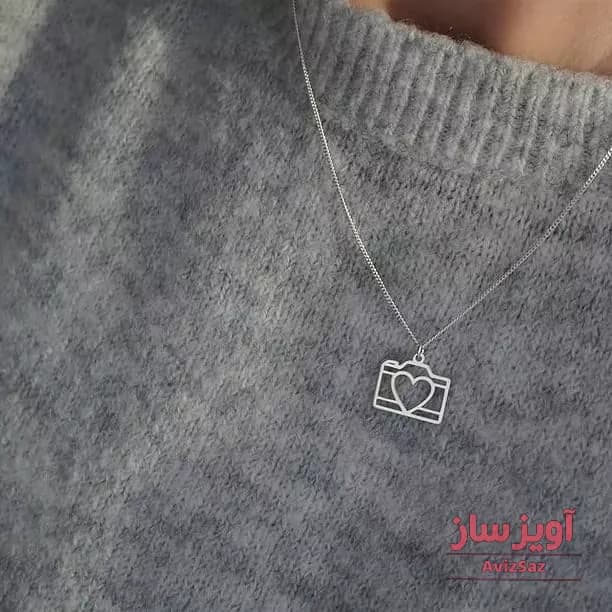گردنبند دوربین عشق کد 100103