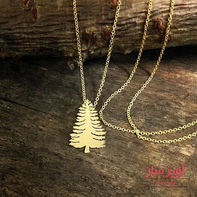 گردنبند درخت کاج کد 100091