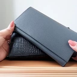 کیف پول زنانه چرم طبیعی کد AR3005 — تصویر ۲