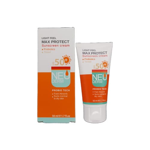 کرم ضد آفتاب فاقد چربی هایلی پروتکتیو نئودرم ⁺SPF50 مناسب پوست های مختلط و چرب 50 میلی لیتر