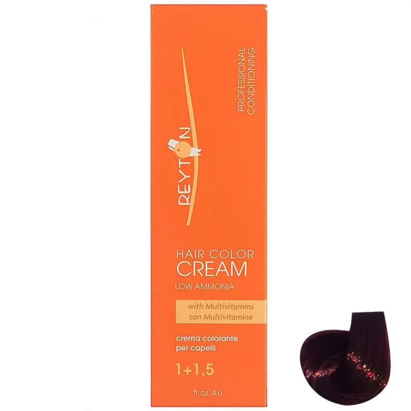 رنگ مو ریتون سری Red مدل Violet Red Medium Blonde شماره 7.76 حجم 120 میلی لیتر رنگ قرمز فانتزی