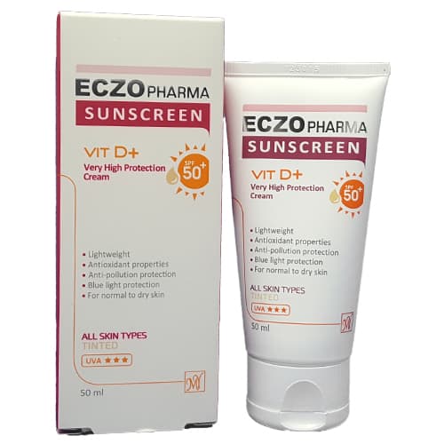 کرم ضد آفتاب رنگی SPF50 اگزوفارما مای فارما مناسب انواع پوست 50 میلی لیتر