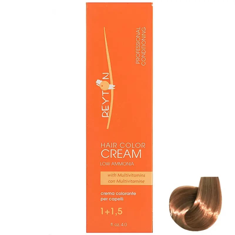 رنگ مو ریتون سری Ultra Fashion مدل Walnut Dark Blonde شماره 6W حجم 120 میلی لیتر رنگ شکلاتی فندقی