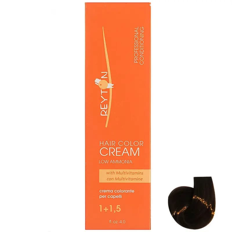 رنگ مو ریتون سری Tabacco مدل Dark Tabacco Brown شماره 6.35 حجم 120 میلی لیتر رنگ شکلاتی تیره