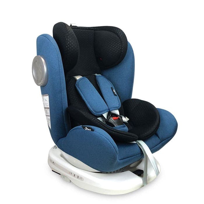 صندلی ماشین Lorelli با چرخش 360 درجه مدل Lusso آبی
