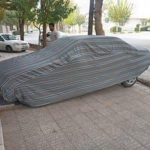 چادر ماشین نخی پشت کرکی مخصوص پراید صندوقدار 132 (داخل پنبه ای، ضد خش و مقاوم به آفتاب) — تصویر ۸