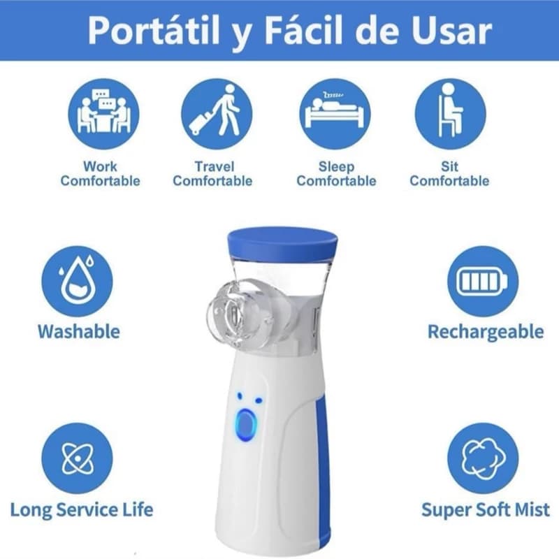 نبولایزر تنفسی مش مدل hh-w302 | دستگاه بخور تنفسی — تصویر ۸