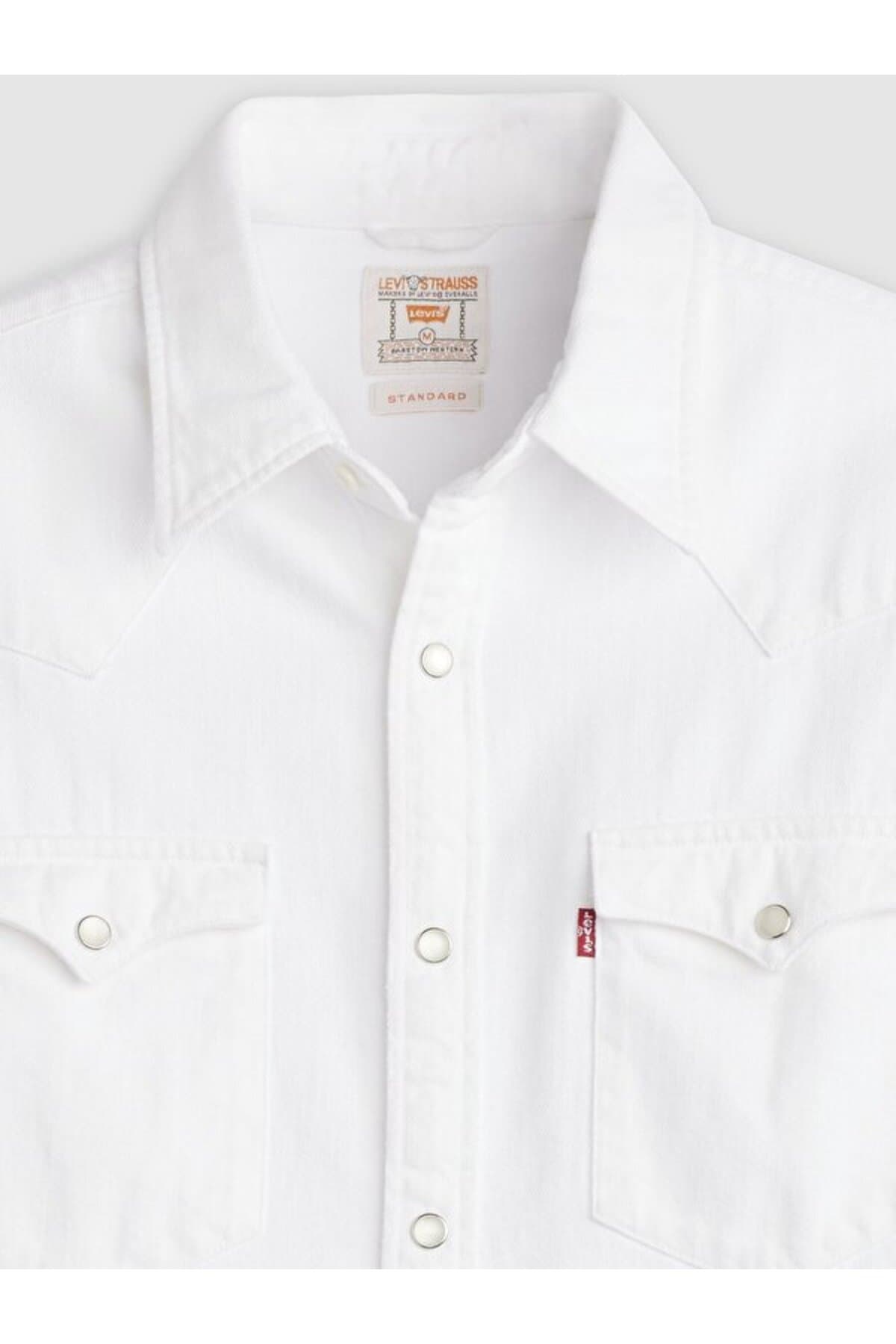 پیراهن لیوایز مردانه پاموک آبی راسته Regular/رگولار | Levi’s 8574401190 PK — تصویر ۶