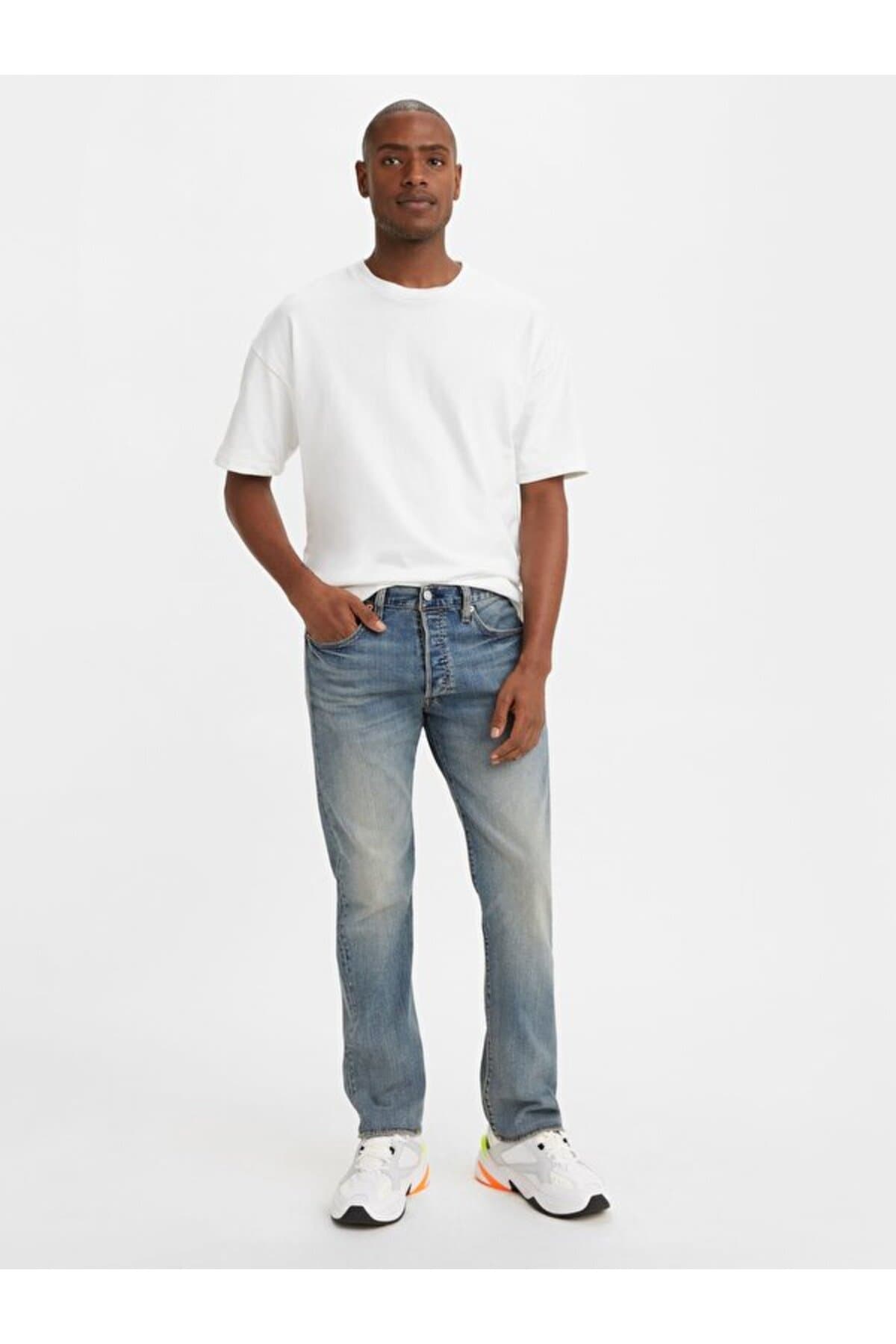 شلوار جین لیوایز مردانه پاموک آبی راسته Regular/رگولار فاق نرمال | Levi’s A773500360 PK — تصویر ۲