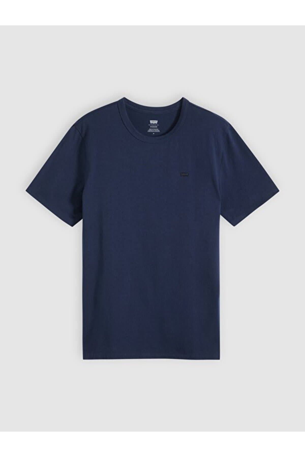 تی شرت لیوایز مردانه پاموک آبی راسته Regular/رگولار Daily/روزانه | Levi’s 008BQ00010 PK