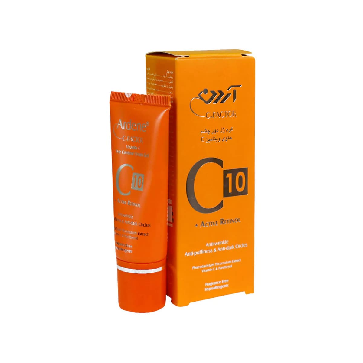 کرم ژل ضد چروک دور چشم C10 حجم 15 گرم آردن