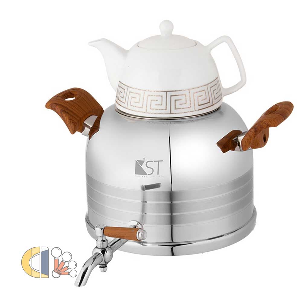 کتری و قوری استیل کی اس تی مدل 1050D