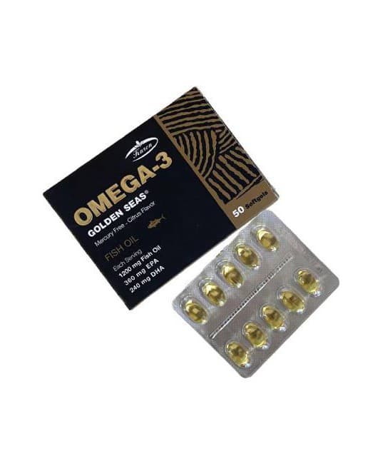کپسول امگا 3 روغن ماهی گلدن سیز کارن 60 عددی