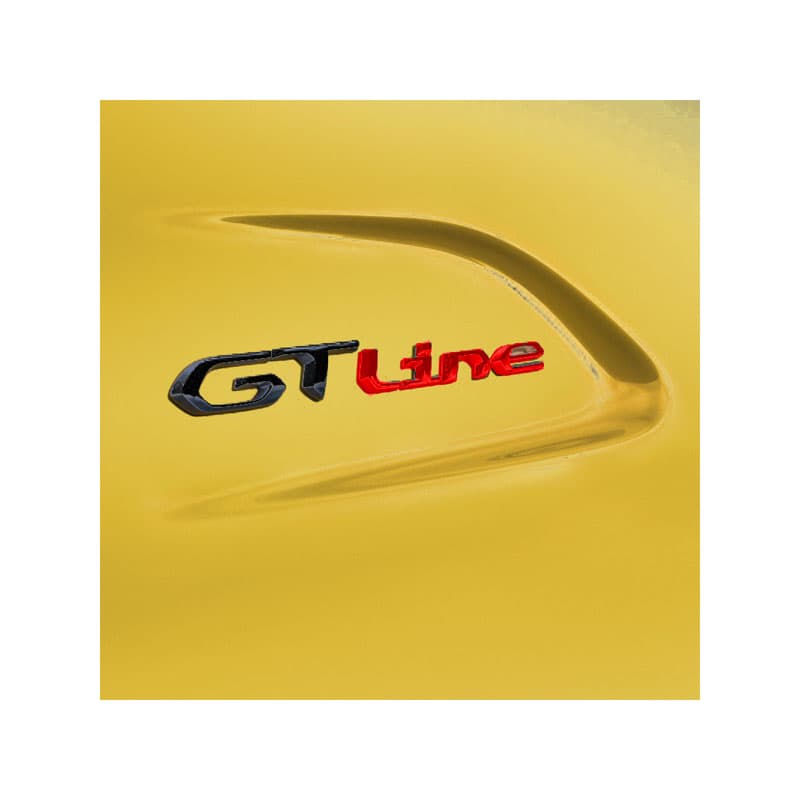 آرم GT LINE مشکی_قرمز کد 2047 — تصویر ۲
