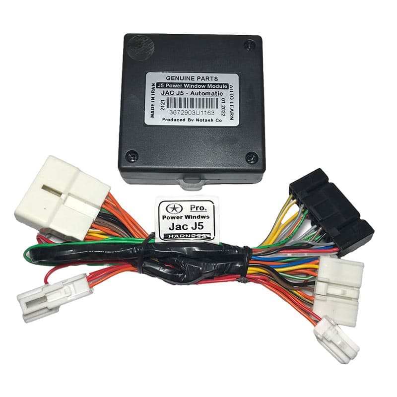 پاورویندوز فابریک مدل PRO خودرو جک J5 (پاور برای 4 شیشه) برند نوتاش صنعت — تصویر ۴