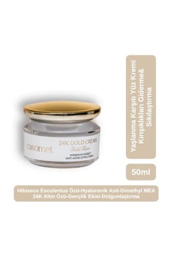 کرم صورت casomet | 24K Altın Yüz Kremi اورجینال