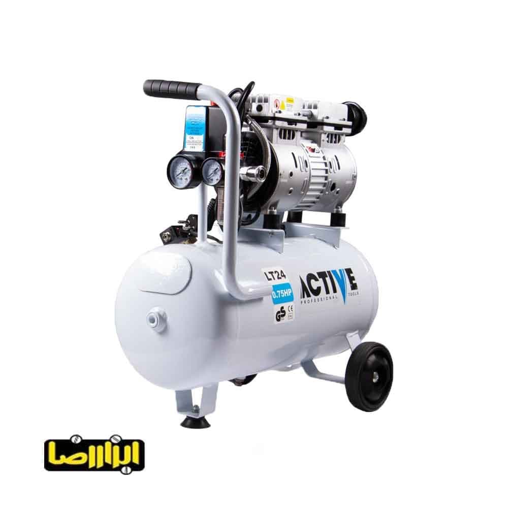پمپ باد سایلنت اکتیو 24 لیتری مدل AC-1324SN