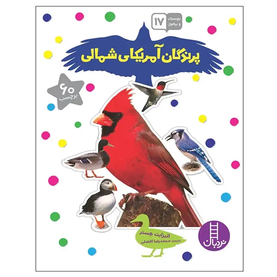کتاب بچسبان و بیاموز 18 پرندگان آمریکای شمالی اثر الیزابت هستر