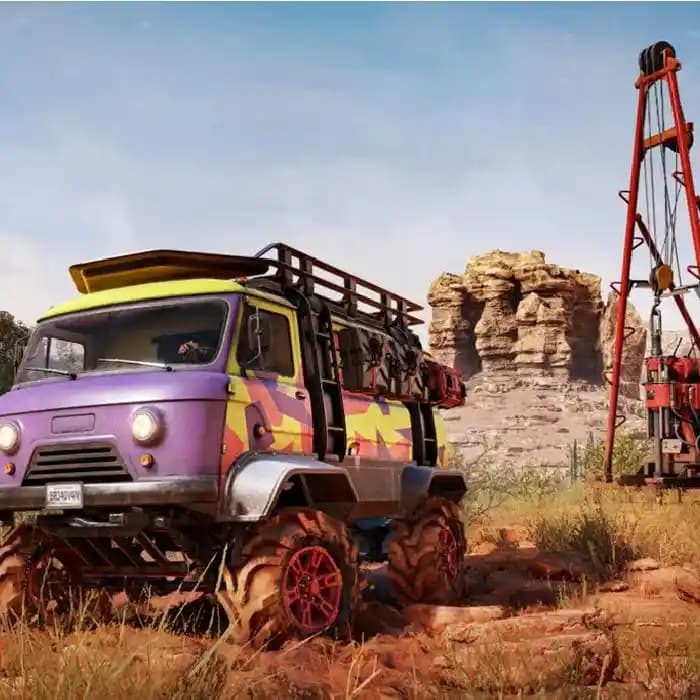 دیسک بازی Expeditions: A MudRunner Game برای PS4 — تصویر ۳