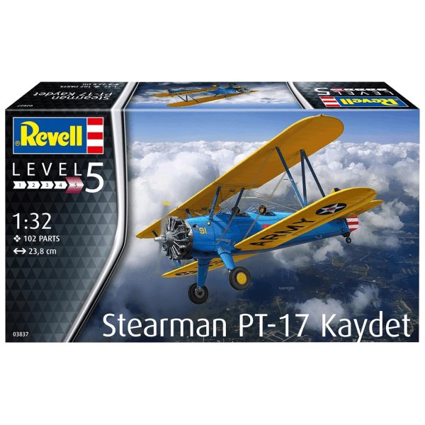 ماکت هوپیما Revell مدل Stearman PT-17 Kaydet — تصویر ۲