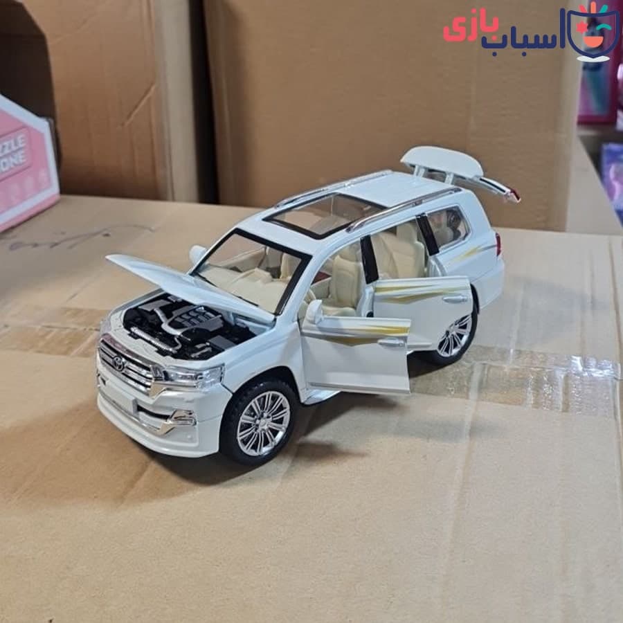 ماشین فلزی لندکروز دودزا cz123a مقیاس 1:24 — تصویر ۸
